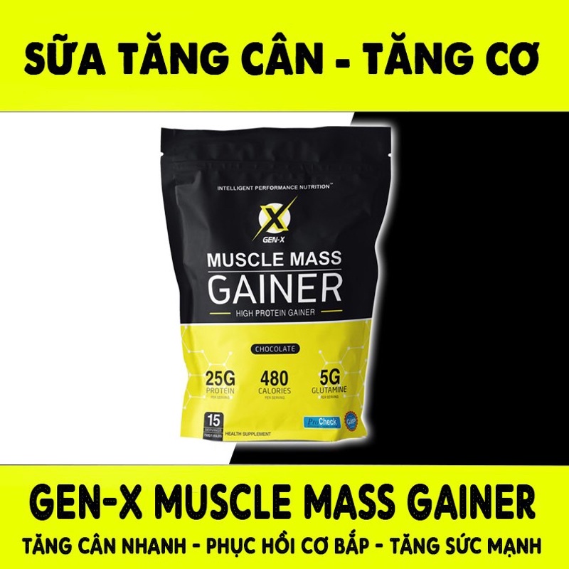 Combo 2 Túi Sữa Tăng Cân Muscle Mass Gainer