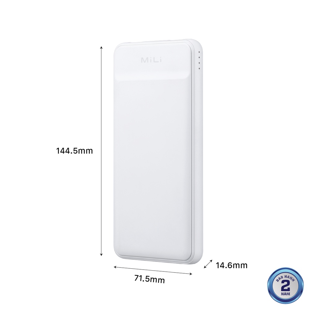 Sạc dự phòng MiLi Power Sunny Plus 10,000mAh/3.7V - HB-N10 - Hàng Chính Hãng