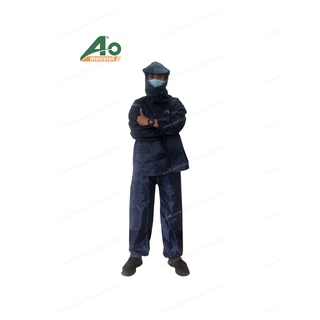 Áo mưa bộ vải dù tổ ong cao cấp XL