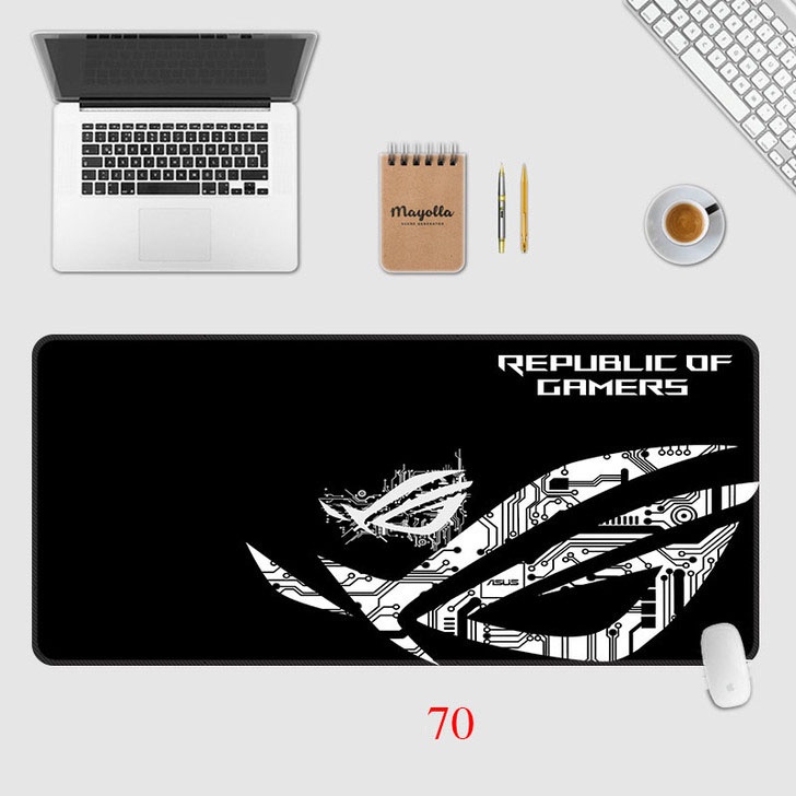 Lót chuột cỡ lớn Asus Rog 80x30cm dày dặn 3mm chuyên game chống trơn trượt siêu bền siêu rẻ / 3C14