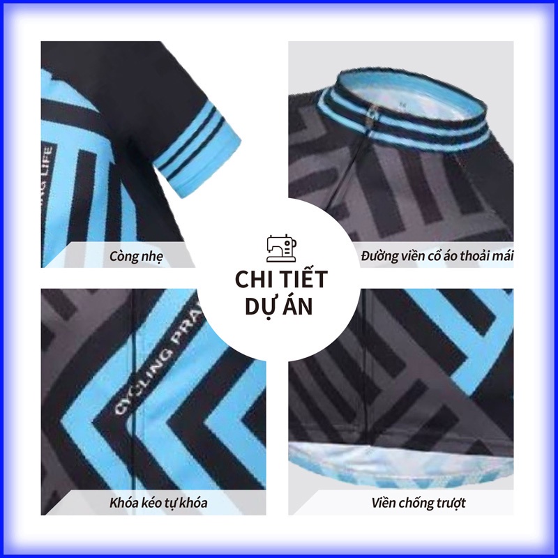 Áo đua xe đạp nam Jersey chất lượng cao dành cho đội đua xe đạp leo núi Jersey MTB Áo đạp xe đạp xuống dốc Jersey