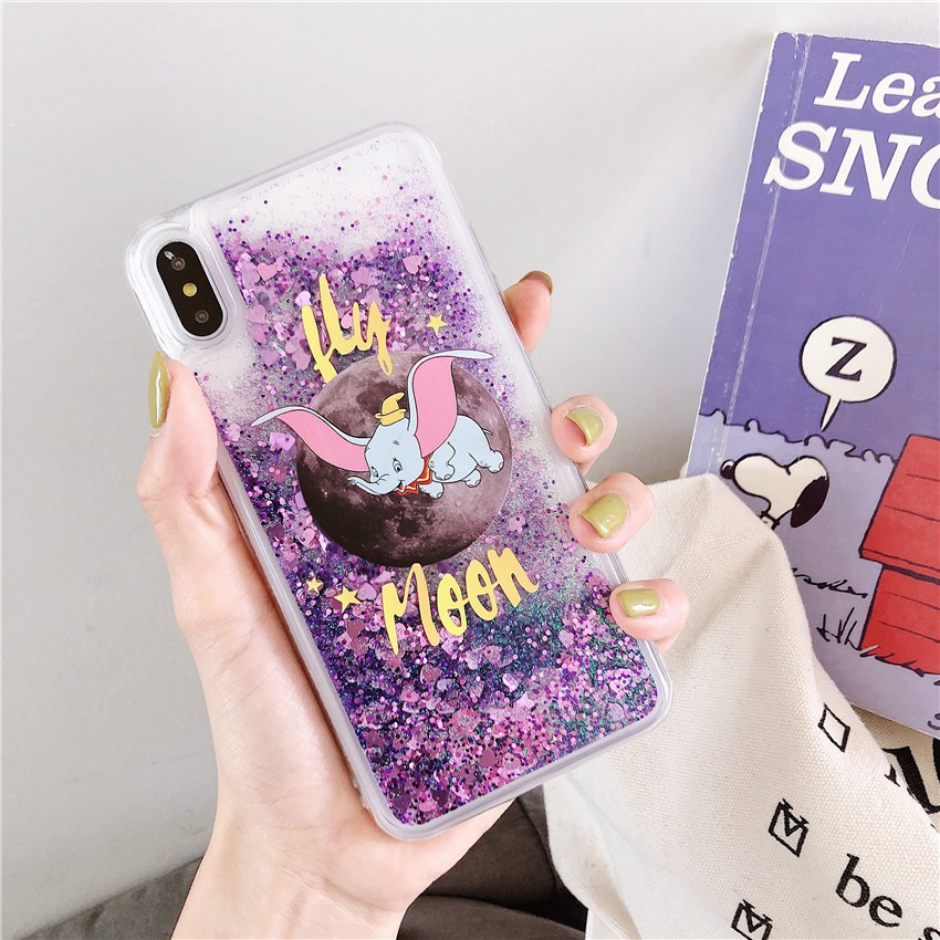 Ốp điện thoại TPU mềm in hoạt hình đính kim tuyến cho OPPO f11 f11pro f9 a7 a5s a3s | BigBuy360 - bigbuy360.vn