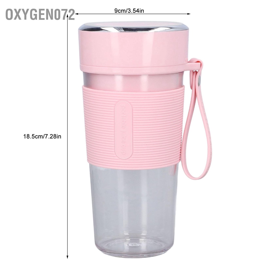 Oxygen072 Máy Xay Sinh Tố Trái Cây Sạc Điện Máy ép trái cây Cốc  nhỏ cầm tay đa chức năng USB Sạc trộn cho văn phòng tại nhà