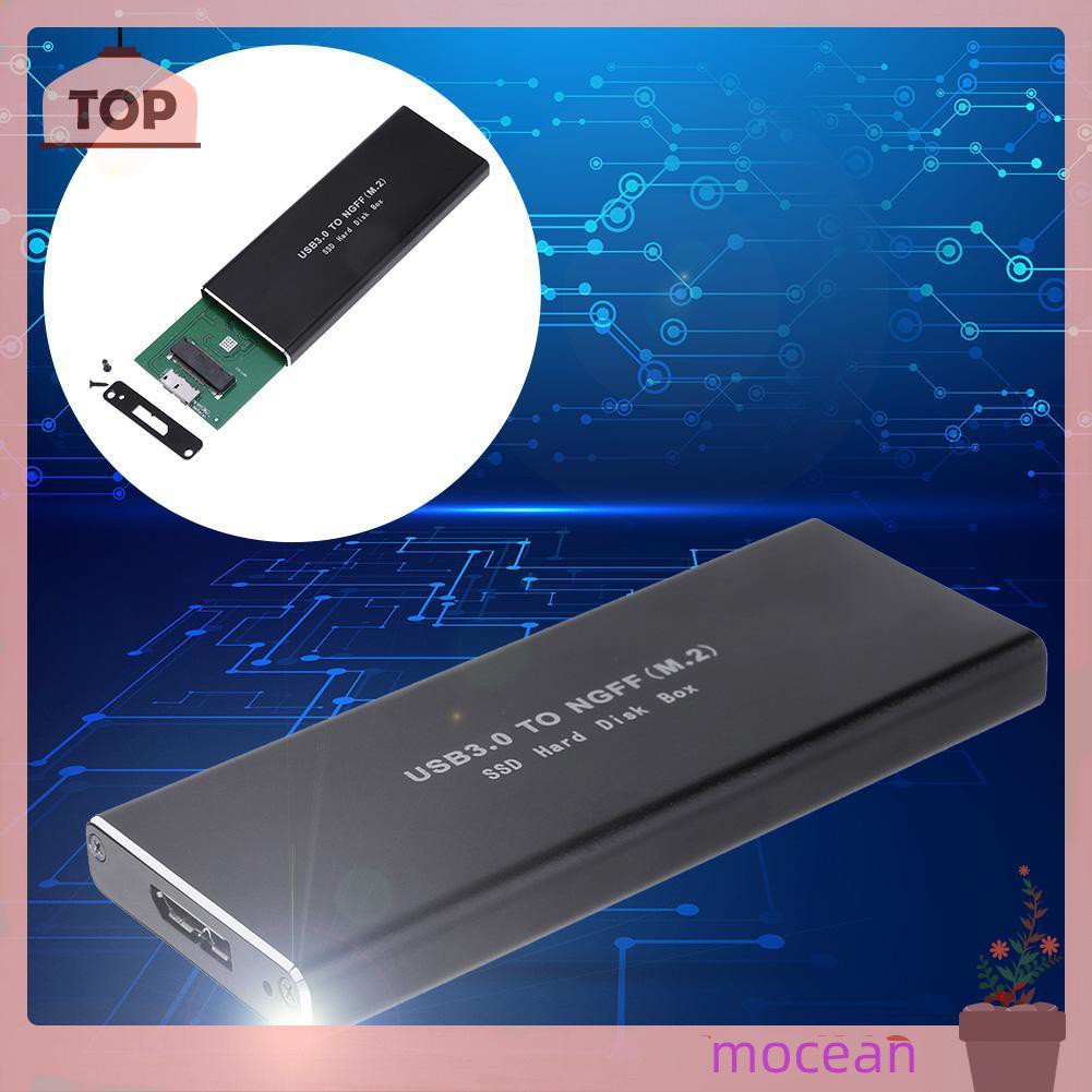 Hộp Đựng Ổ Cứng Mocean Usb 3.0 Hdd M.2 Ngff Sang Usb3.0 Ssd Sata Ốp