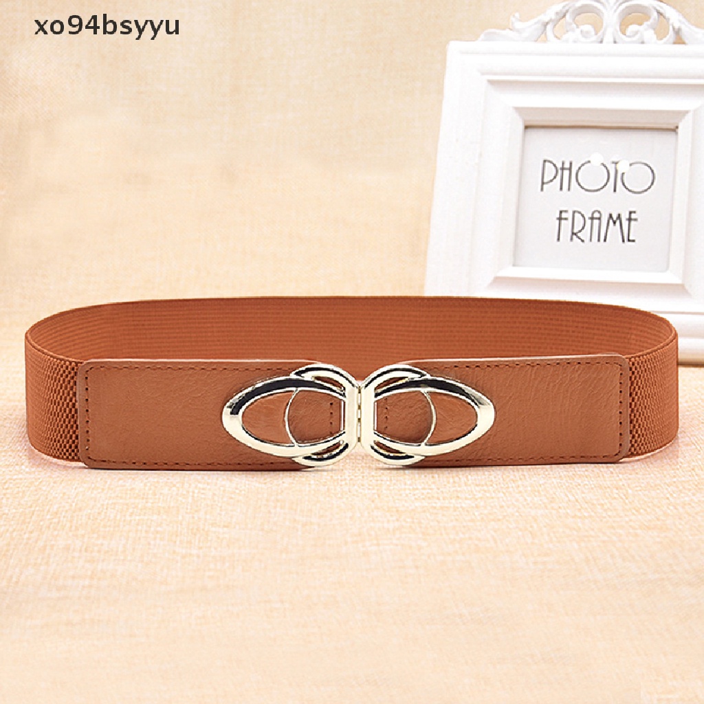 Thắt Lưng Da PU Bản Rộng Co Giãn Thời Trang Cho Nữ xo94bsyyu