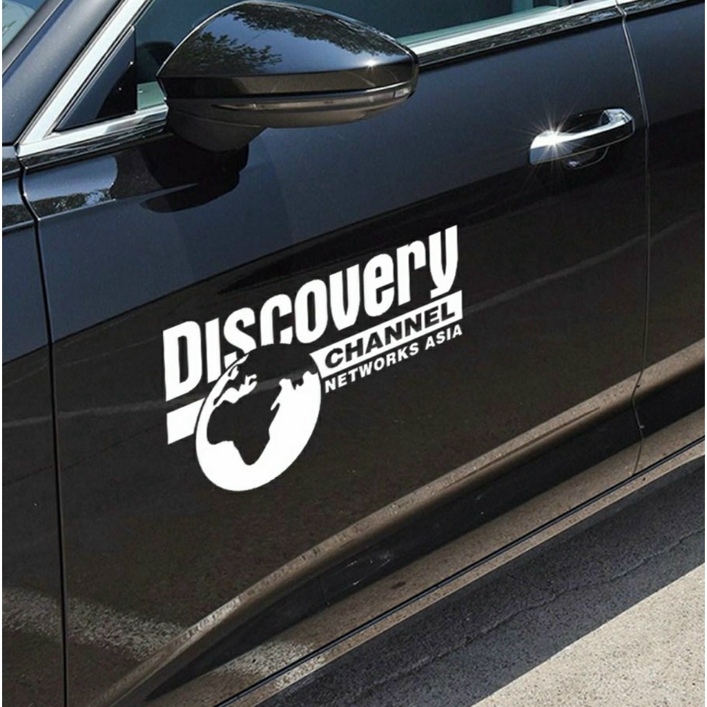 Tem dán sườn xe Discovery Channel
