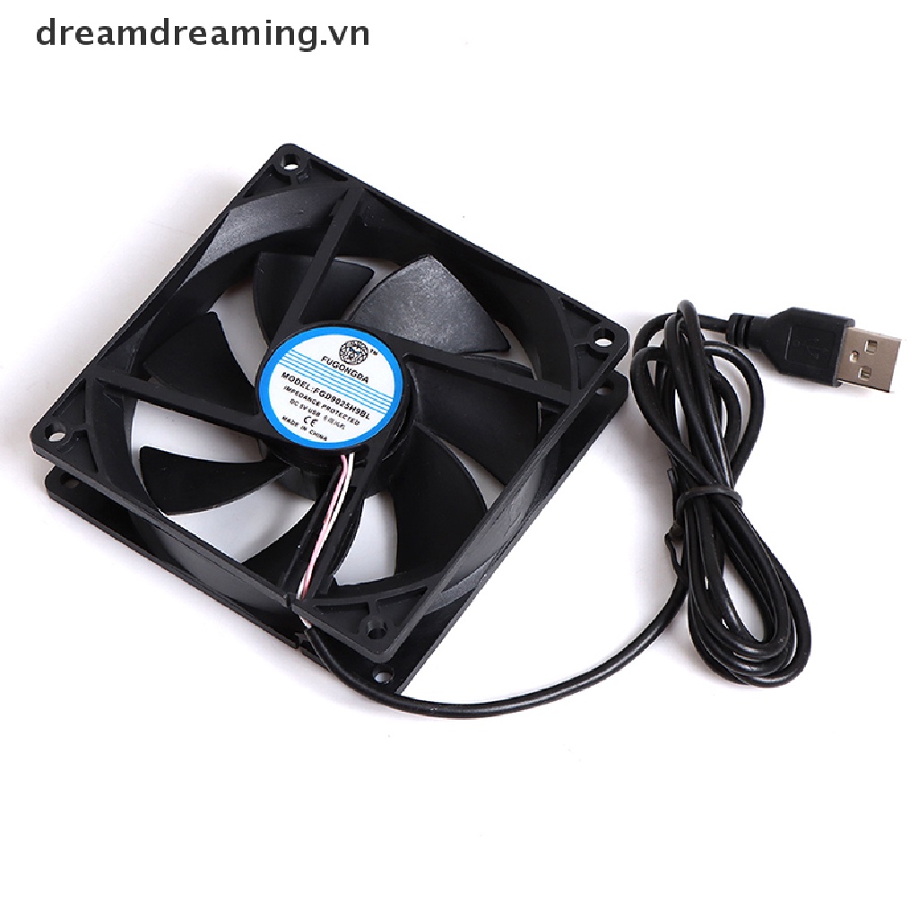 Quạt Làm Mát Không Chổi Than DC 5V USB Giảm Tiếng Ồn