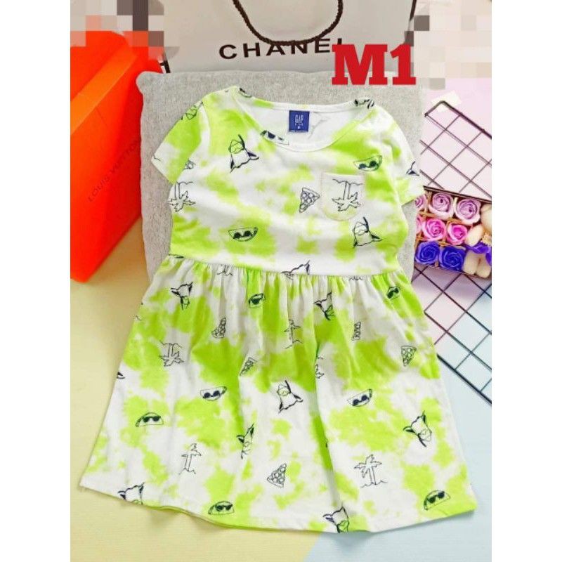 NN90/165 ( 20KG -38KG) ĐẦM COTTON BÉ GÁI XUẤT KHẨU. SIZE ĐẠI.