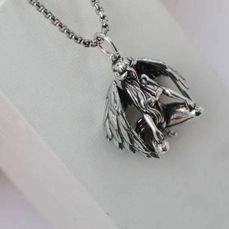 Vòng cổ Mặt Cánh Thiên Thần Whi Devil Thời Trang