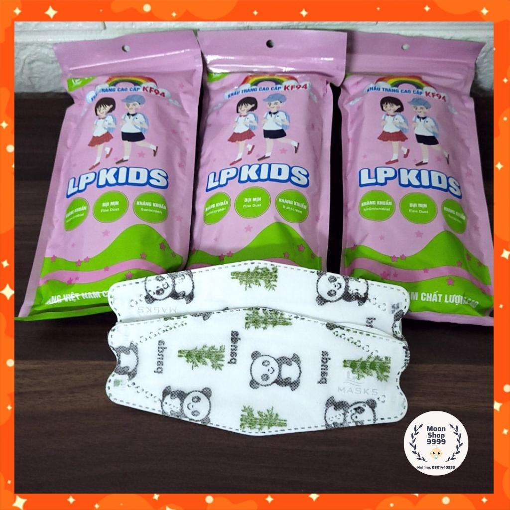 Khẩu trang trẻ em 4d, khẩu trang kháng khuẩn cho bé, lọc bụi mịn, chống nắng - Hàng cao cấp, chính hãng, bịch 10 cái