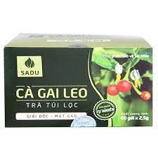 Trà cà gai leo SADU nguyên chất thiên nhiên thanh nhiệt, trà mát gan giải độc, 100% hữu cơ - túi lọc hộp/bịch 250g