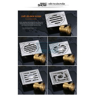 Ga thoát sàn chống mùi phi 76 9285