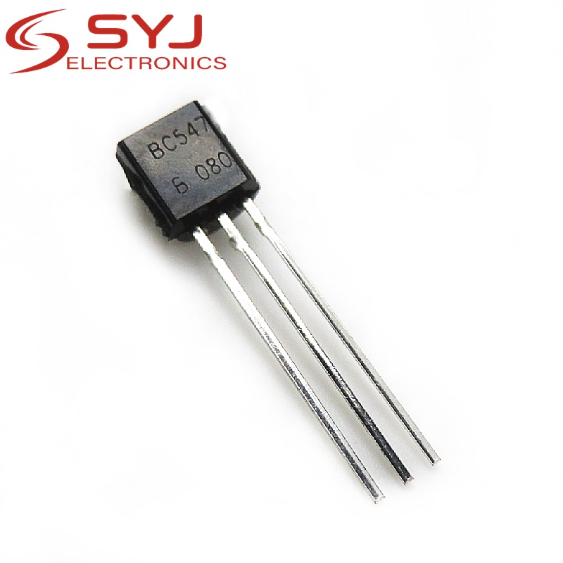 Bc547b BC547 TO-92 Transistor Bright Polar - BJT NPN 45V 100mA HFE / 45, 100 cái / bộ