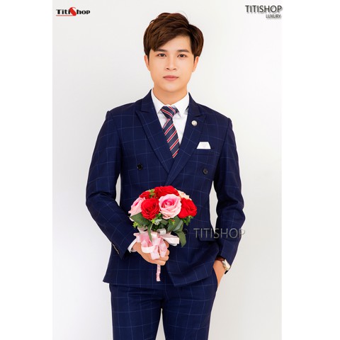 Áo Vest Nam Titishop AVN263 Luxury 6 Nút