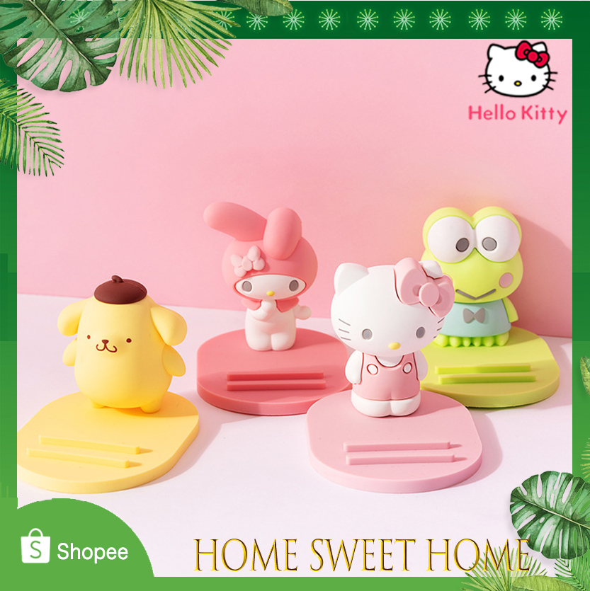 Giá Đỡ Điện Thoại Để Bàn Hình Hello Kitty Đáng Yêu