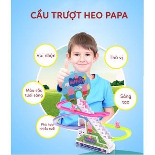 Đồ chơi chó cứu hộ, xe lửa thomas cầu trượt leo thang