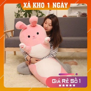 Gối ôm,Gấu bông khủng long,thỏ vải cao cấp co dãn 4 chiều