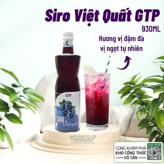 Siro Việt Quất GTP 1.3kg Hương Vị Đậm Đà, Vị Ngọt Tự Nhiên