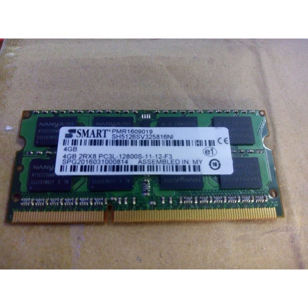 Ram laptop 4G DDR3L bus 1600 (PC3L-12800S)- hàng tháo máy đồng bộ