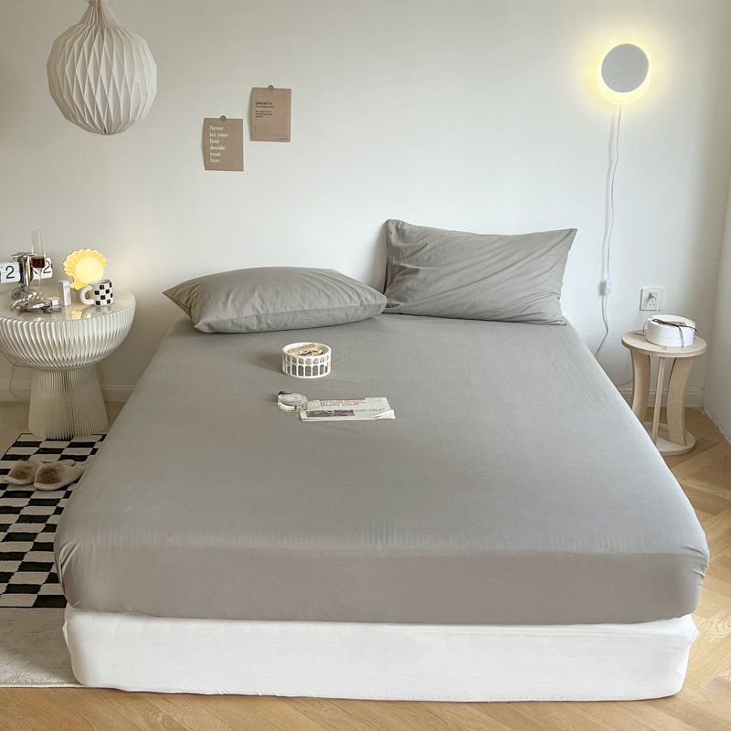 Sét Ga Gối 3 Món Cotton Đũi Hizun Màu Vintage