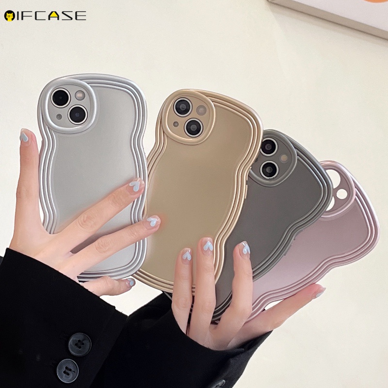 Ốp Điện Thoại Mềm Chống Sốc Màu Laser Vàng Hồng Cho iPhone 13 12 11 Pro Max XS Max XR X