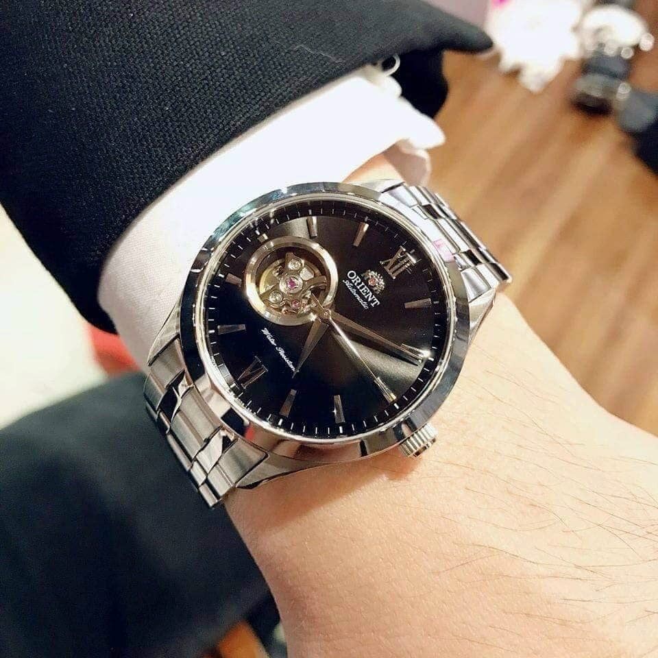 Đồng Hồ Nam Orient Automatic Mặt Đen Golden EYE 2 Automatic FAG03002B0 sang trọng size mặt 40mm - bảo hành 12 tháng