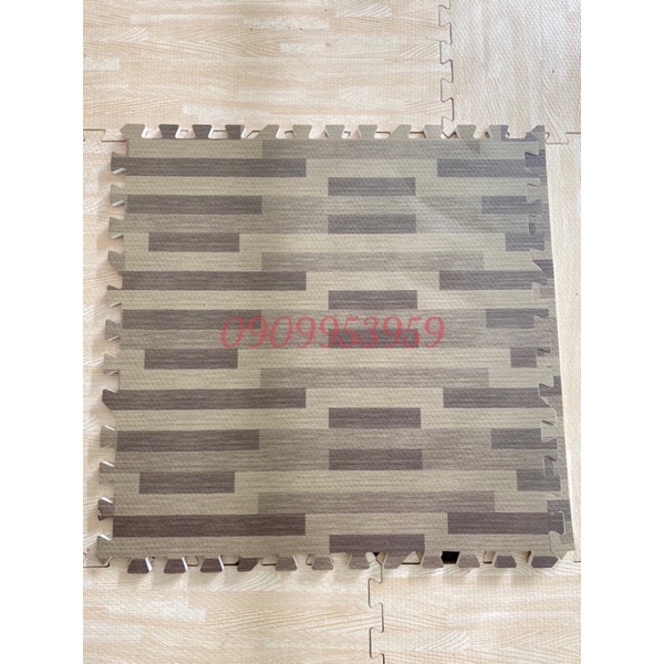 Thảm xốp lót sàn vân gỗ 60×60×1cm