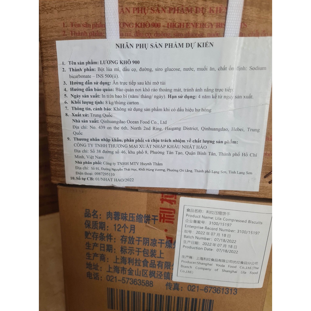 Lương Khô Quân Đội Trung Quốc Chính Hãng