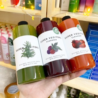 Sữa Rửa Mặt Thải Độc Sủi Bọt Rau Củ Super Vegitoks Cleanser