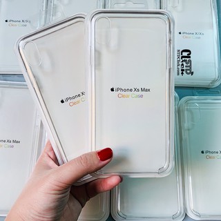 Ốp lưng iphone xs max - x/xs clear case
