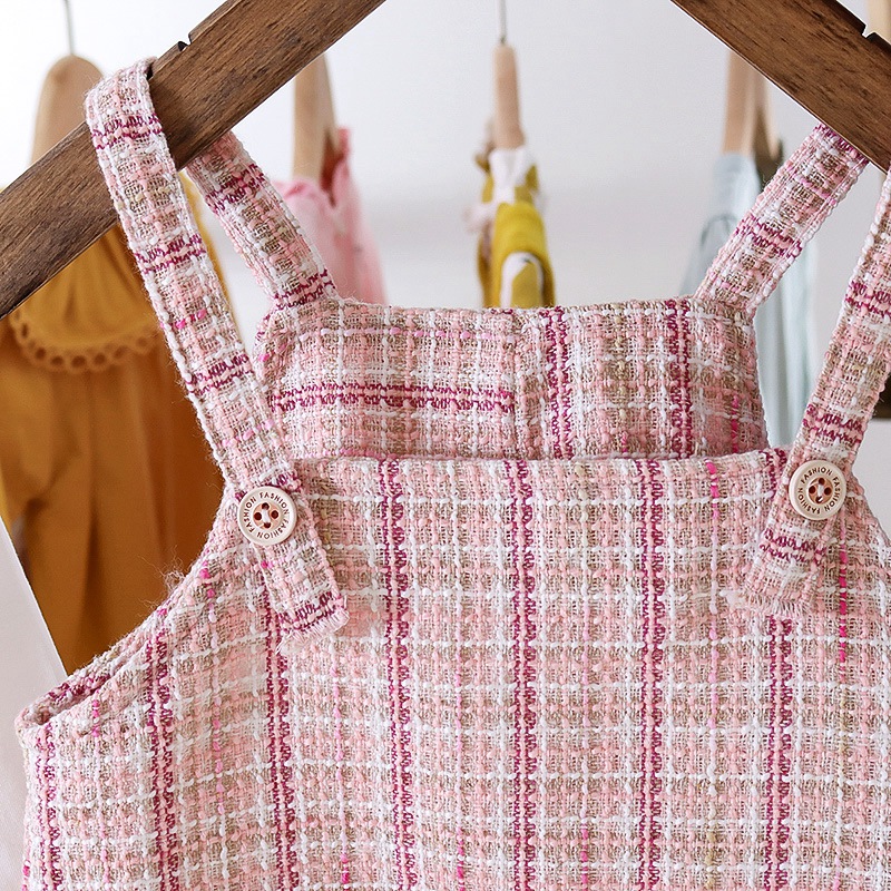 Set Áo Thun Tay Dài Kèm Đầm Công Chúa Thời Trang Cho Bé Gái