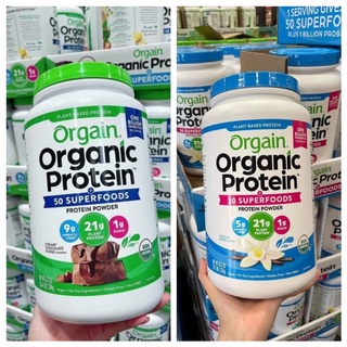 Bột pha sữa hữu cơ thuần chay Orgain organic protein
