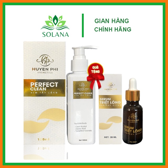 Kem Tẩy Lông Huyền Phi Tặng Serum Triệt Lông Sạch Sẽ An Toàn Không Đau Rát Dưỡng Da Mền Mại SOLANA