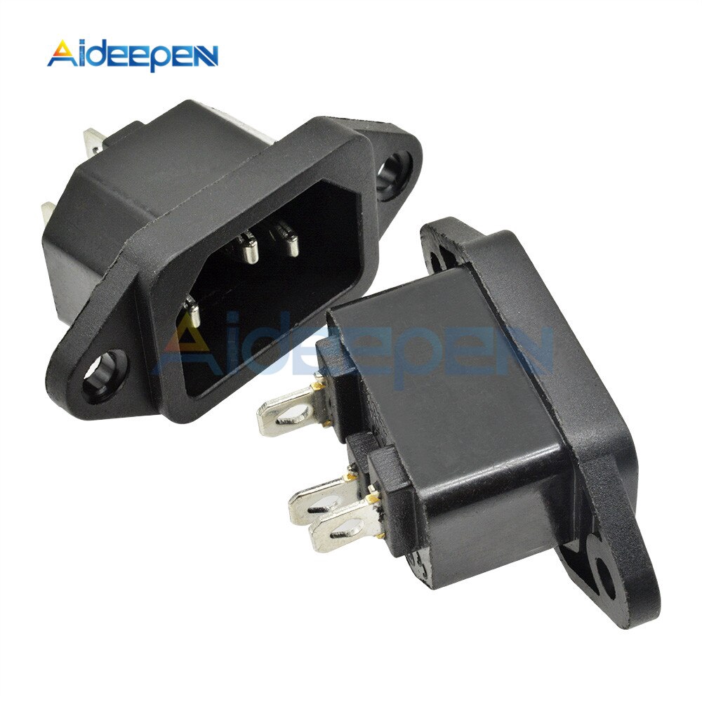 Set 5 Ổ Cắm Điện Ac-04 Iec320 C14 Ac 250v 10a 3-pin | BigBuy360 - bigbuy360.vn