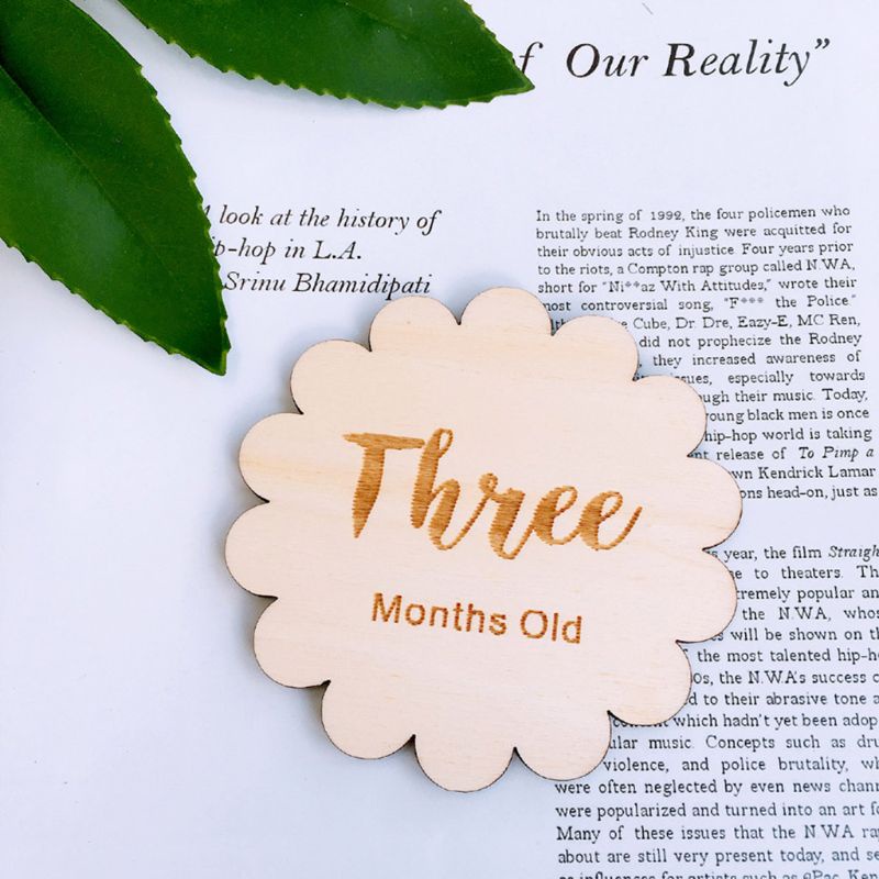 Bộ Thẻ Ảnh Kỷ Niệm Dành Cho Bé Sơ Sinh 0-12 Tháng Tuổi