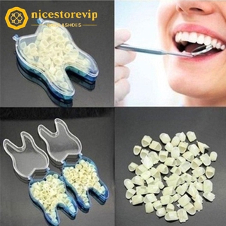 Vỏ bọc chăm sóc răng bằng nhựa resin tạm thời hình vương miện trước và sau tiện dụng