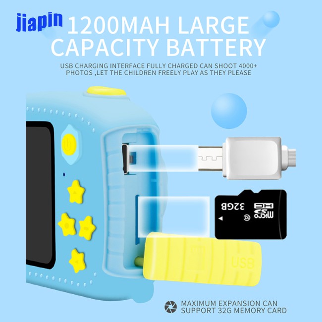 Máy Ảnh Kỹ Thuật Số Cầm Tay Mini Họa Tiết Hoạt Hình Cho Bé | BigBuy360 - bigbuy360.vn