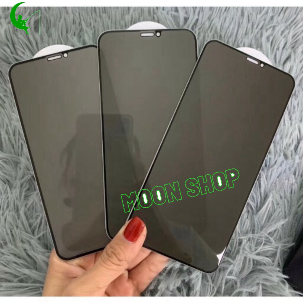 Kính Cường Lực Chống nhìn trộm Iphone X Xr Xs Max 11 Pro Max 12 Pro Max 13 Pro Max 7 Plus 8 Plus - Full màn hình