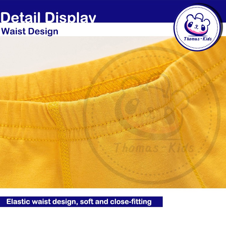 Set 5 Quần Lót Boxer Cotton Thoáng Khí In Họa Tiết Hoạt Hình Siêu Anh Hùng Cho Bé Trai 3-12 Tuổi