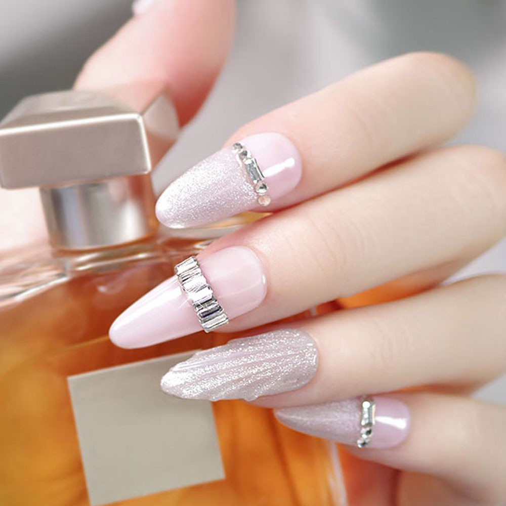 [Hàng mới về] Bộ 30 Hạt đá giả kim cương trang trí móng tay nghệ thuật thủ công lấp lánh nhiều màu và hình dạng tùy chọn