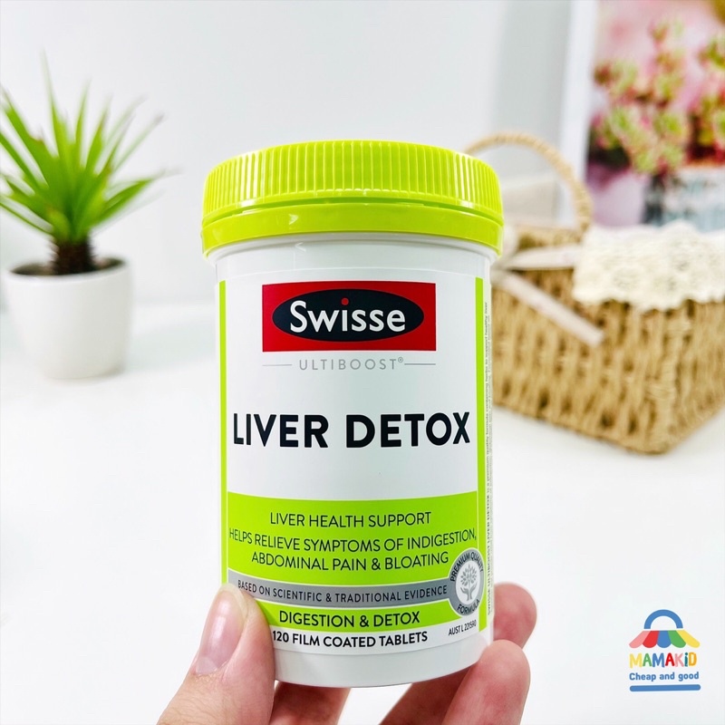 Thải độc gan Liver Detox Swisse Úc viên uống giúp thanh nhiệt thải độc, mát gan, bảo vệ chức năng gan