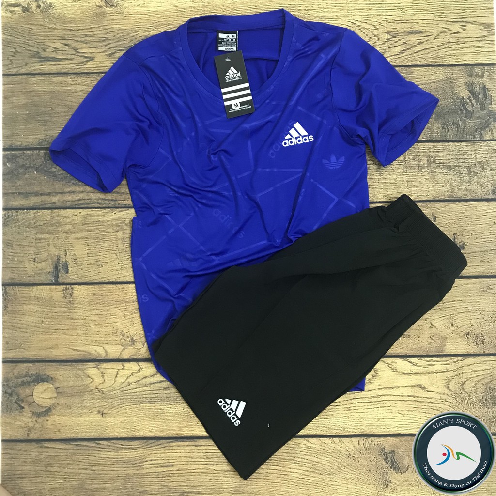 [B007] Quần áo nam thể thao cộc tay mùa hè 2020, bộ thể thao nam thun lạnh co giãn 4 chiều | BigBuy360 - bigbuy360.vn