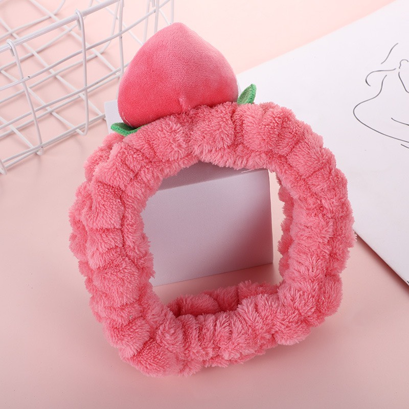 Băng đô, bờm tóc trang điểm hình trái đào dễ thương Orin K1124