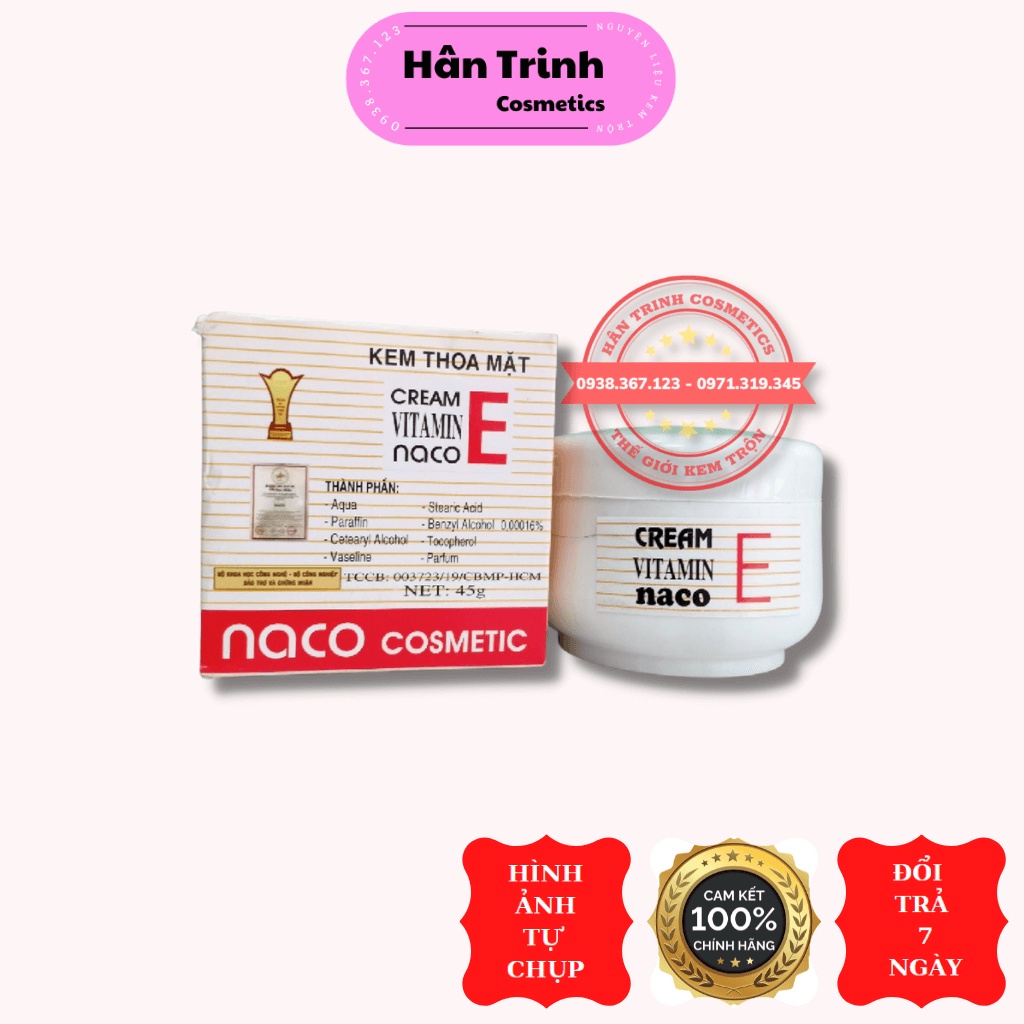 Kem Naco Vitamin E Chính Hãng 45g - Mỹ Phẩm Hân Trinh
