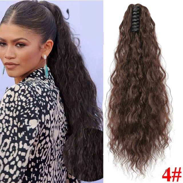 Tóc Giả Đuôi Ngựa Xoăn Dài Thời Trang Nữ