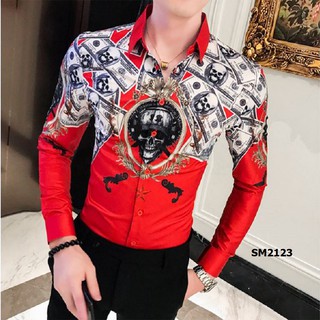Áo sơ mi họa tiết ver SM2123