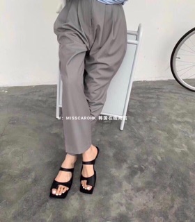 Dép xỏ quai cắt C da mềm ( hàng đẹp )