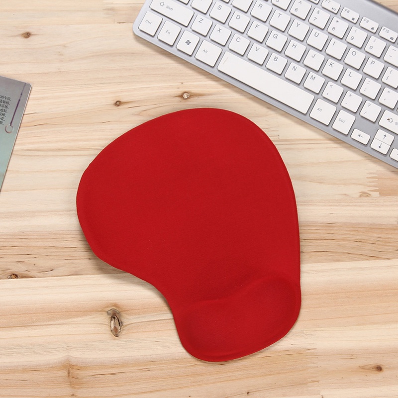 Tấm lót chuột máy tính màu trơn có đệm chăm sóc cổ tay thoải mái