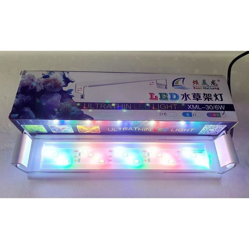 Đèn Led kẹp hồ cá XML nhiều màu