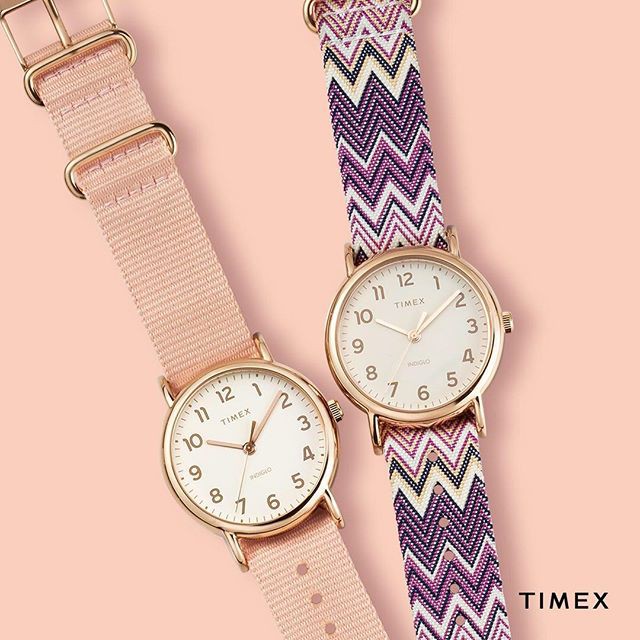 Đồng hồ Nữ Timex Weekender Nylon Strap - TW2R59600 Dây Vải - Chính Hãng